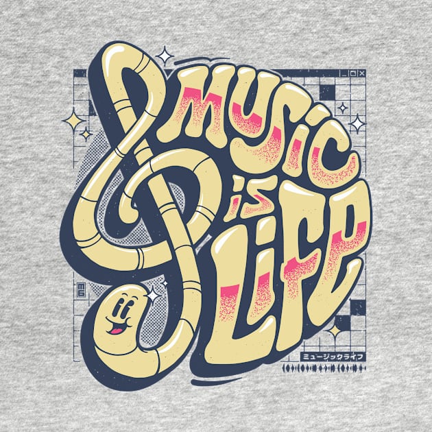 Music is life V1 - funny musician lover by StudioM6